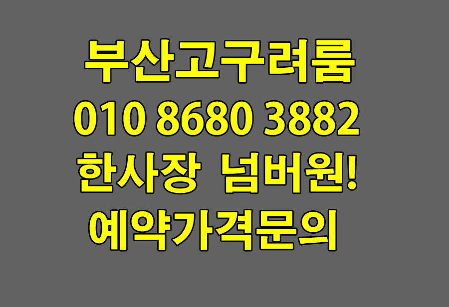 부산 해운대에서 편안한 분위기와 함께하는 레깅스룸 알바 이야기